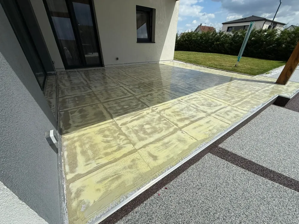 dallage béton près de Colmar 